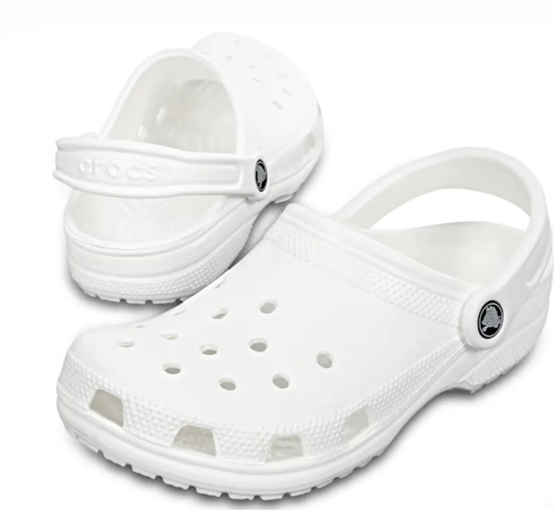 10001-100   CROCS Classic Clog White
