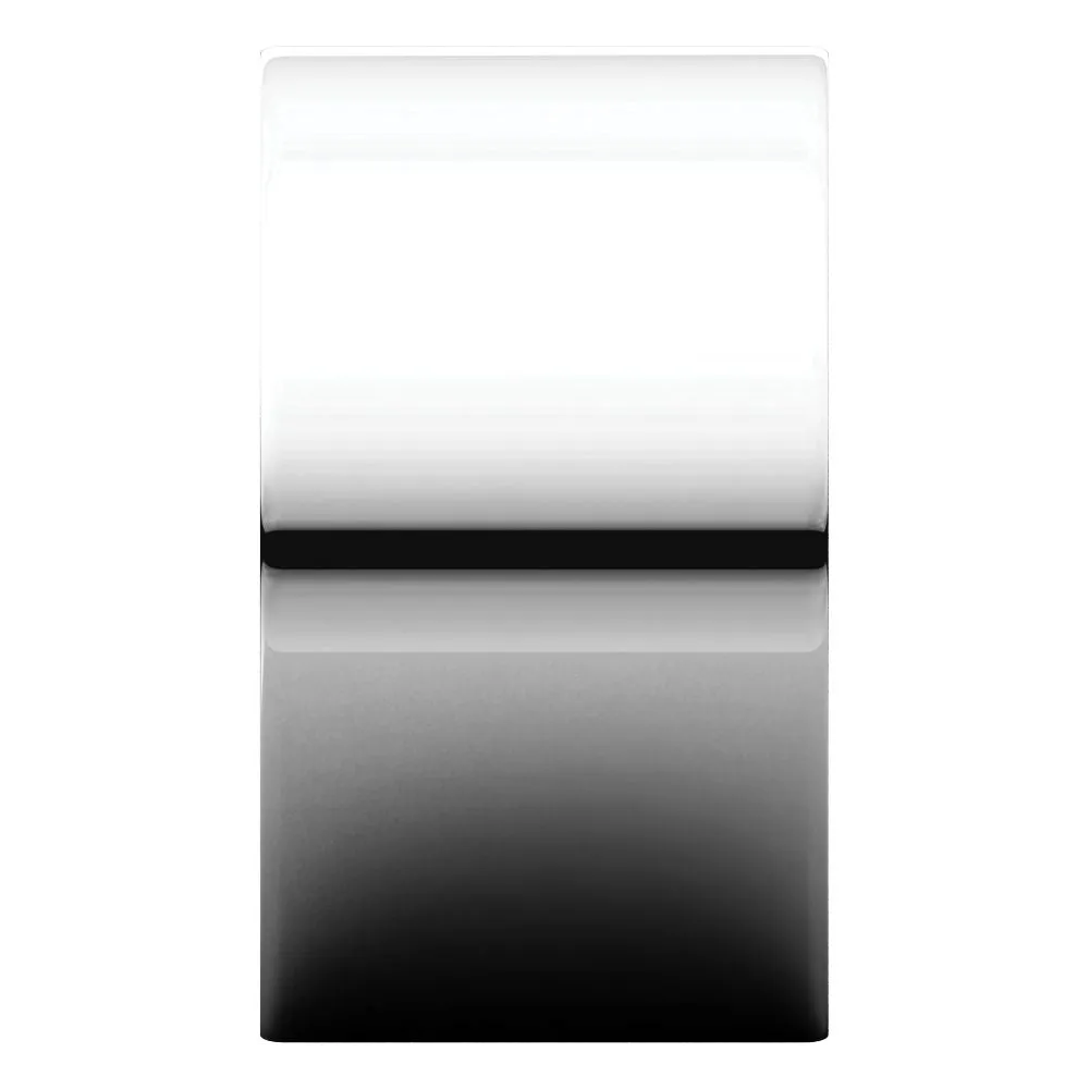 14k White Gold 12mm Flat Comfort Fit Band, Size 10
