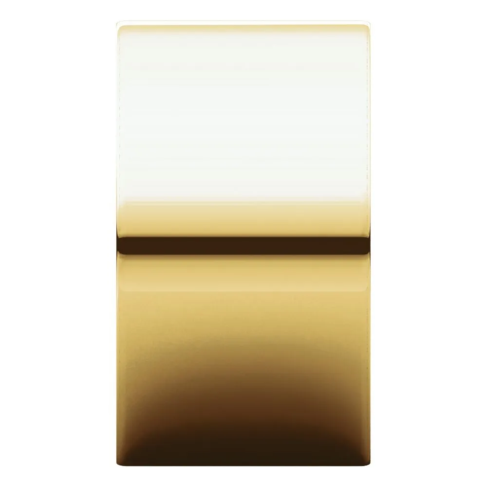 14k Yellow Gold 12mm Flat Comfort Fit Band, Size 7