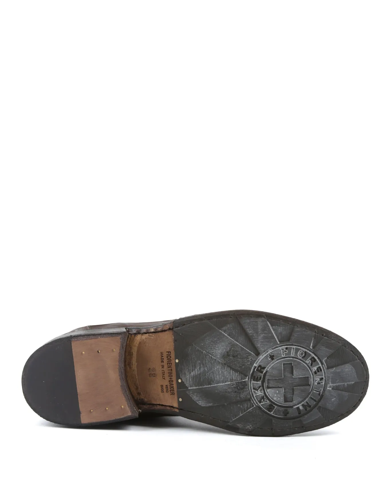 7040 Brown Leather Boots