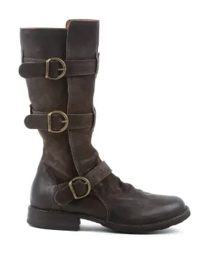 7040 Brown Leather Boots