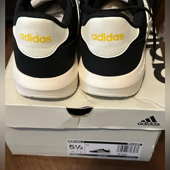 Adidas Black and White Sneakers