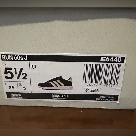Adidas Black and White Sneakers