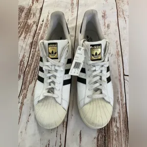 ADIDAS SIZE 19 SUPERSTAR SHELL TOE SNEAKERS