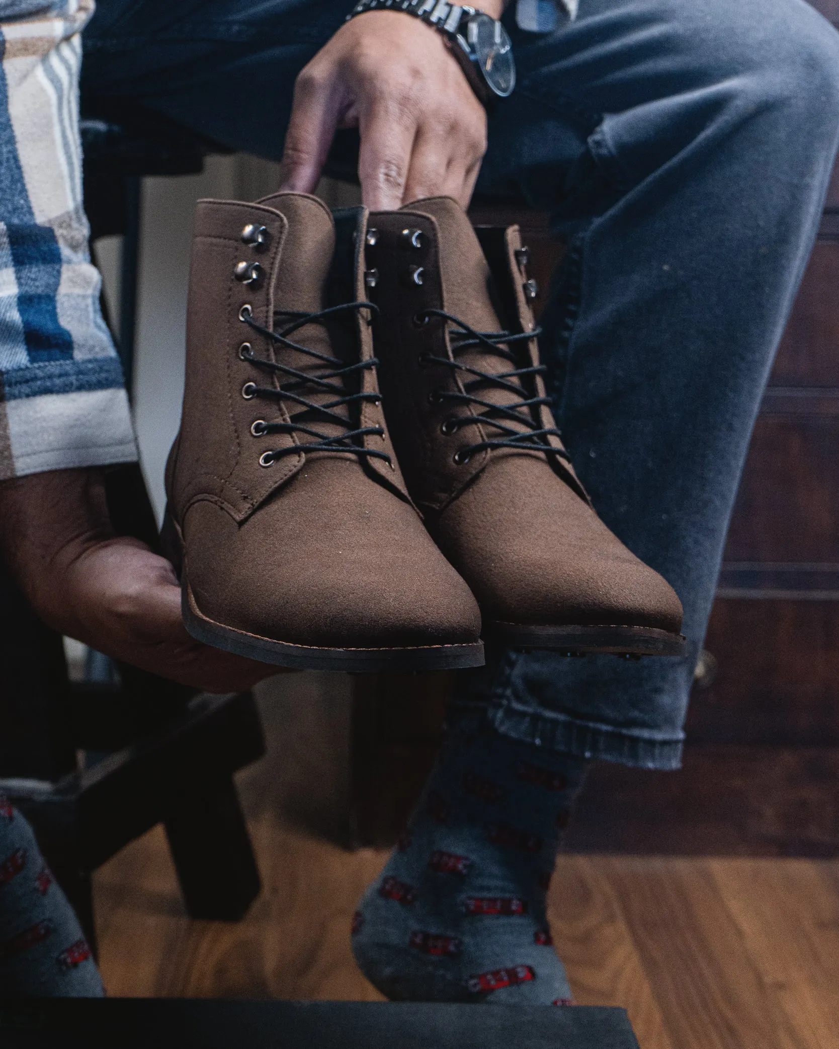 Ambassador Brown Suede Boots