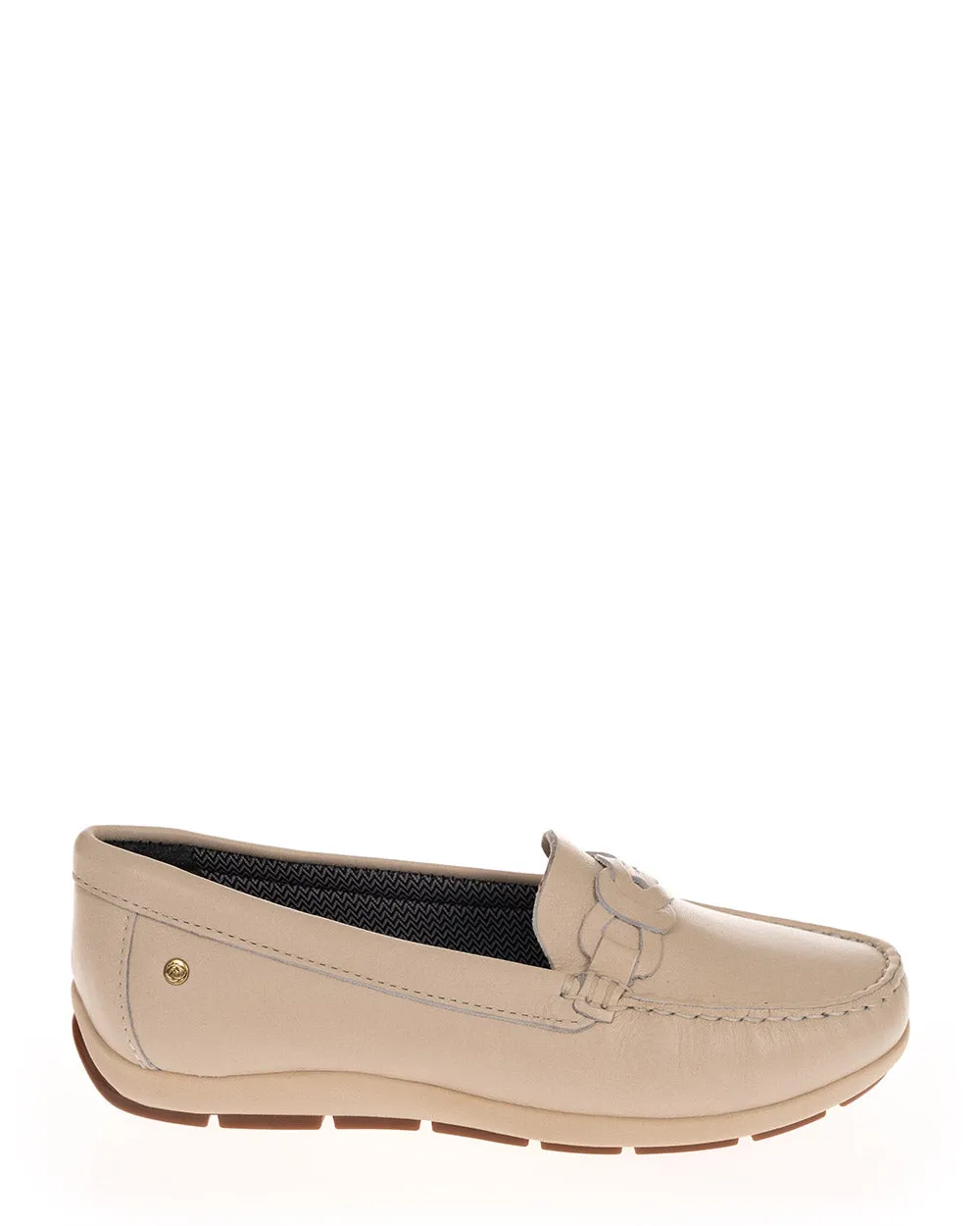 Andacco 47003 Asher Off White Leather Casual Moccasins