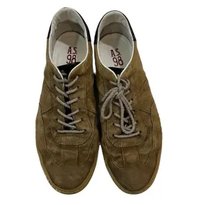 A.S. 98 men's light brown suede lace up shoes sneakers men's sz 45 or US 11.5-12