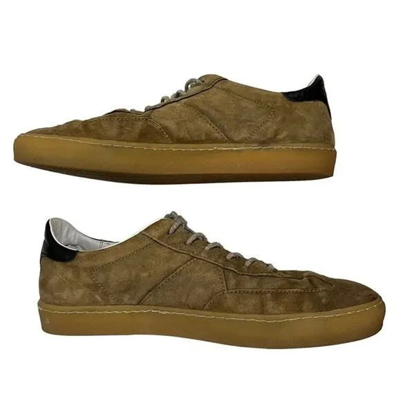 A.S. 98 men's light brown suede lace up shoes sneakers men's sz 45 or US 11.5-12
