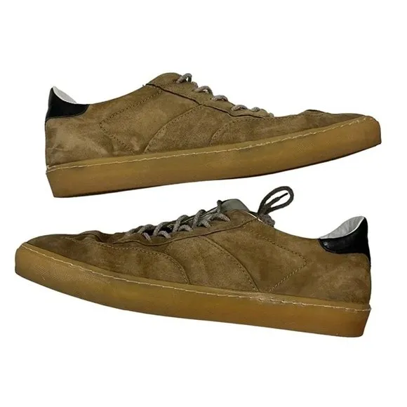 A.S. 98 men's light brown suede lace up shoes sneakers men's sz 45 or US 11.5-12