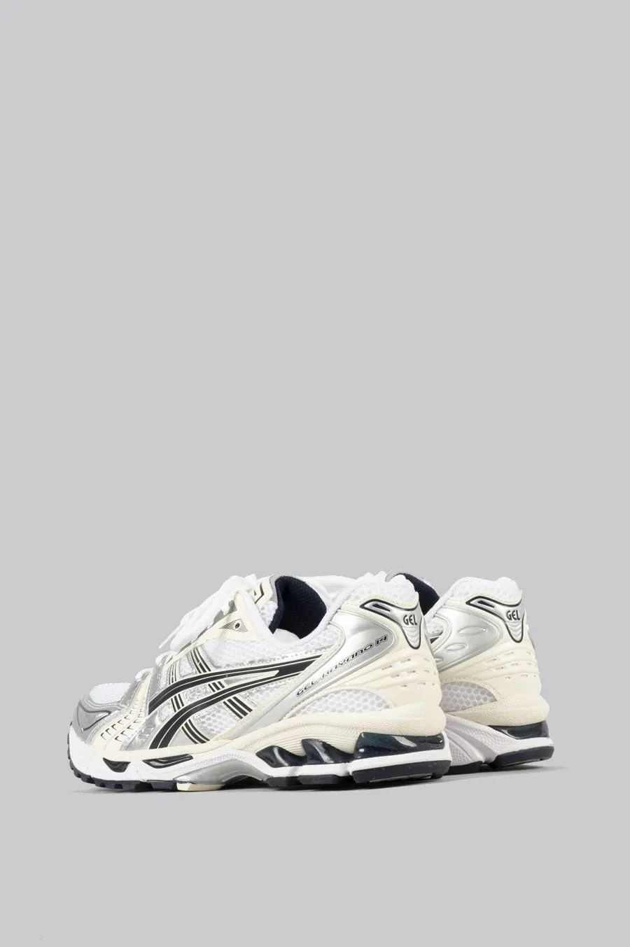 ASICS GEL-KAYANO 14 WOMENS WHITE MIDNIGHT