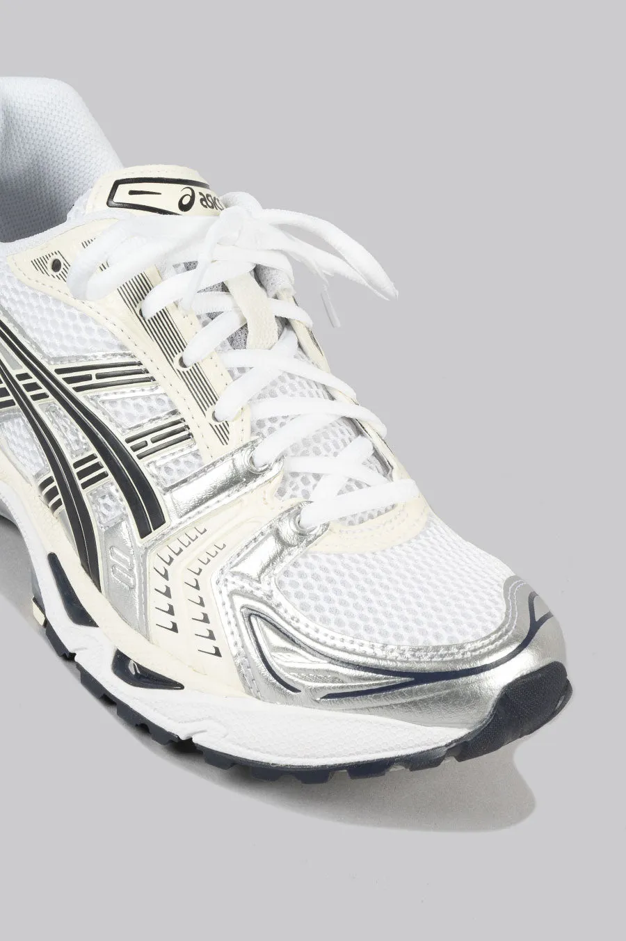 ASICS GEL-KAYANO 14 WOMENS WHITE MIDNIGHT