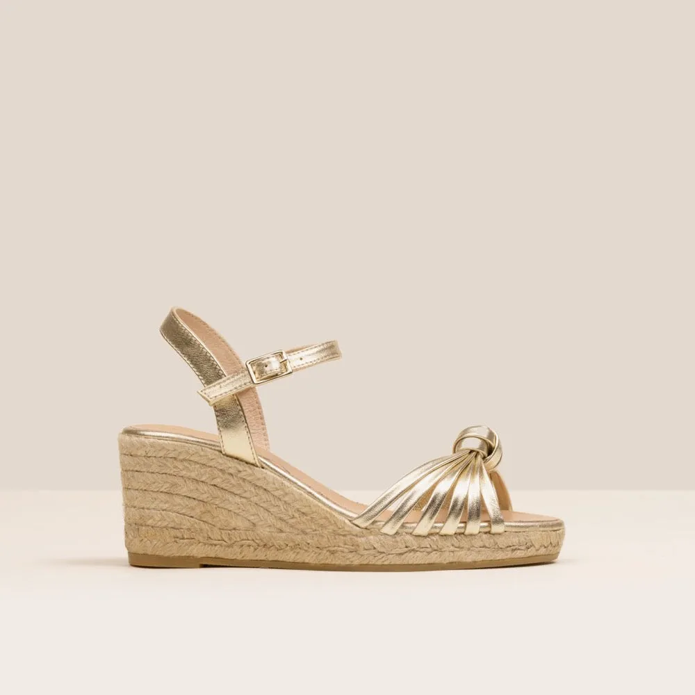 BALOO Gold espadrilles