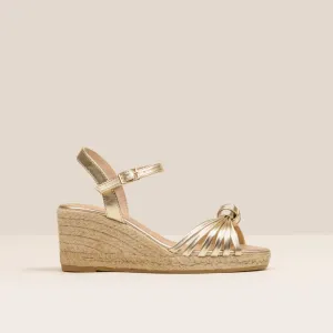 BALOO Gold espadrilles