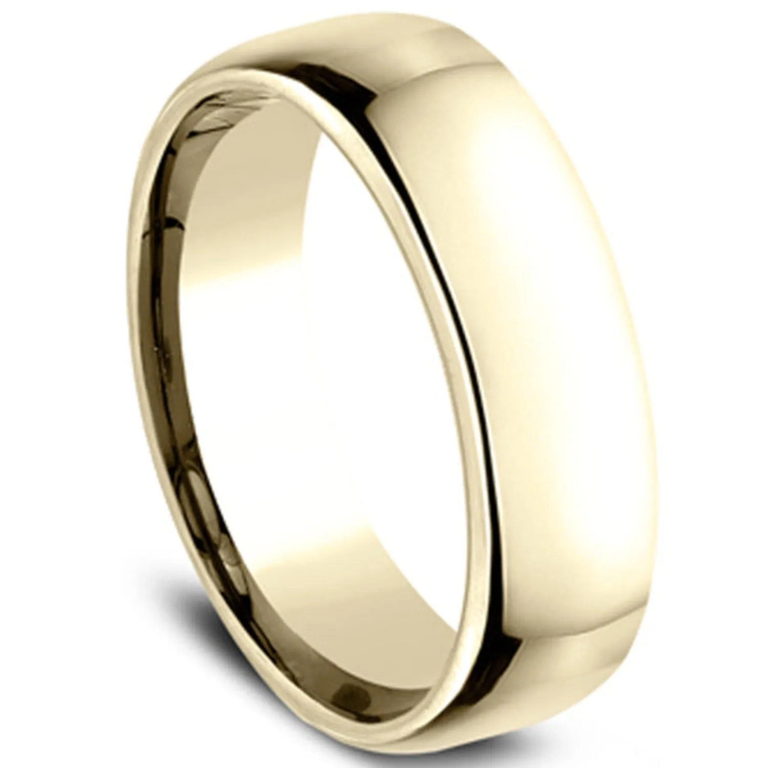 Benchmark Classic Gold 6.5MM European Comfort Fit Wedding Band