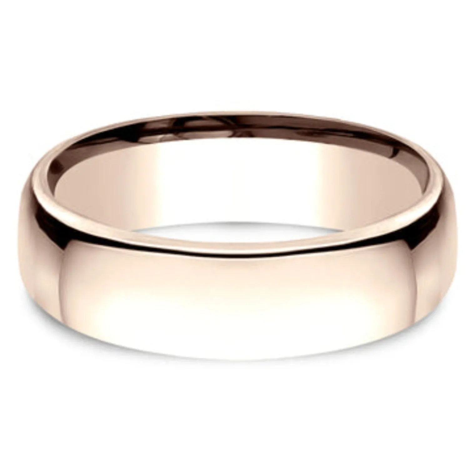 Benchmark Classic Gold 6.5MM European Comfort Fit Wedding Band