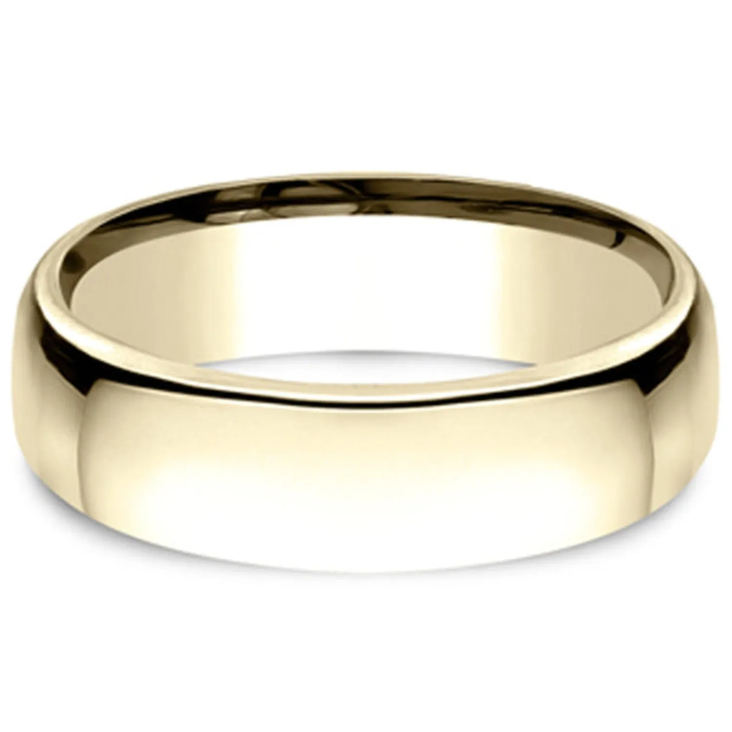 Benchmark Classic Gold 6.5MM European Comfort Fit Wedding Band