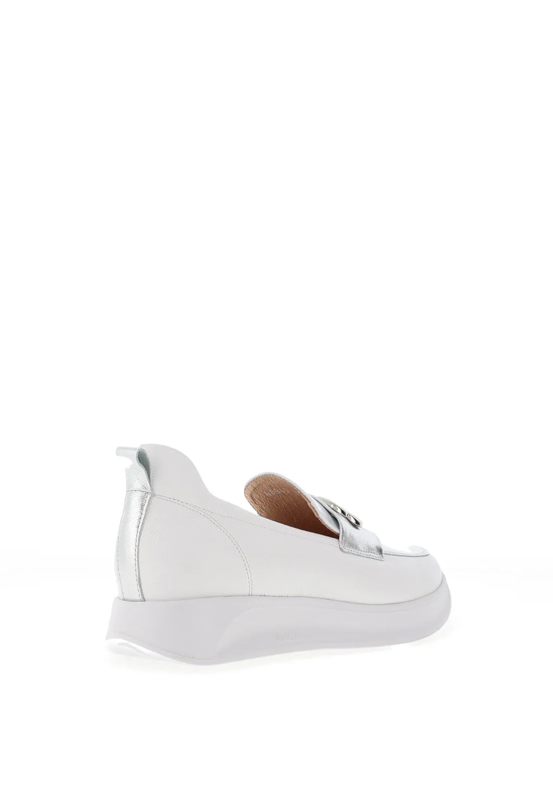 Bioeco by Arka Leather Pebbled Comfort Loafer, White