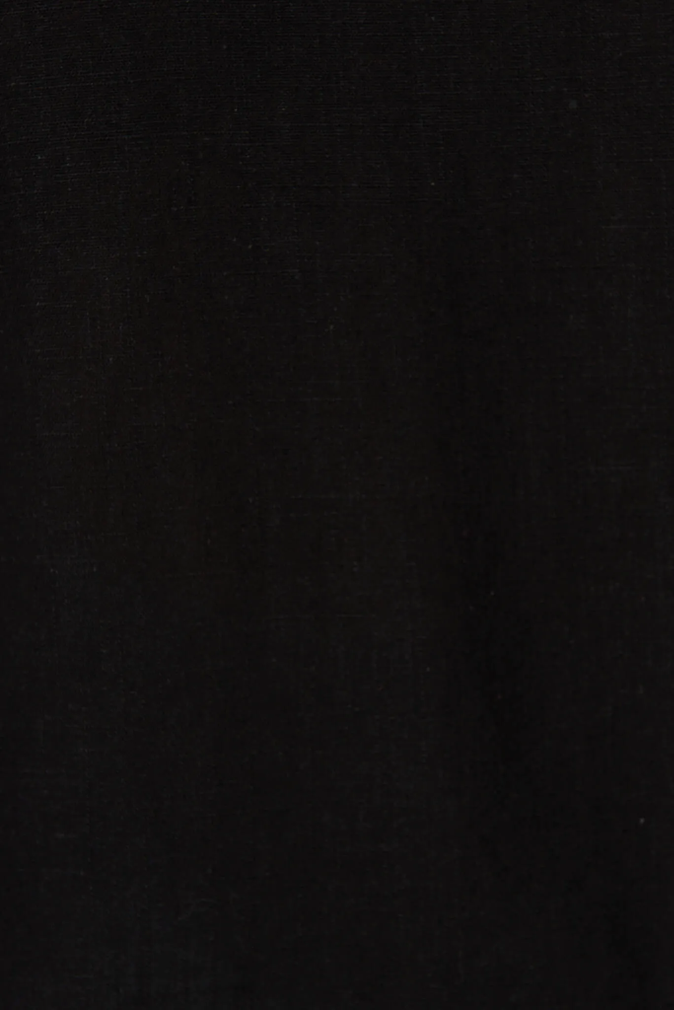 Black Linen Blend Top - Melanie
