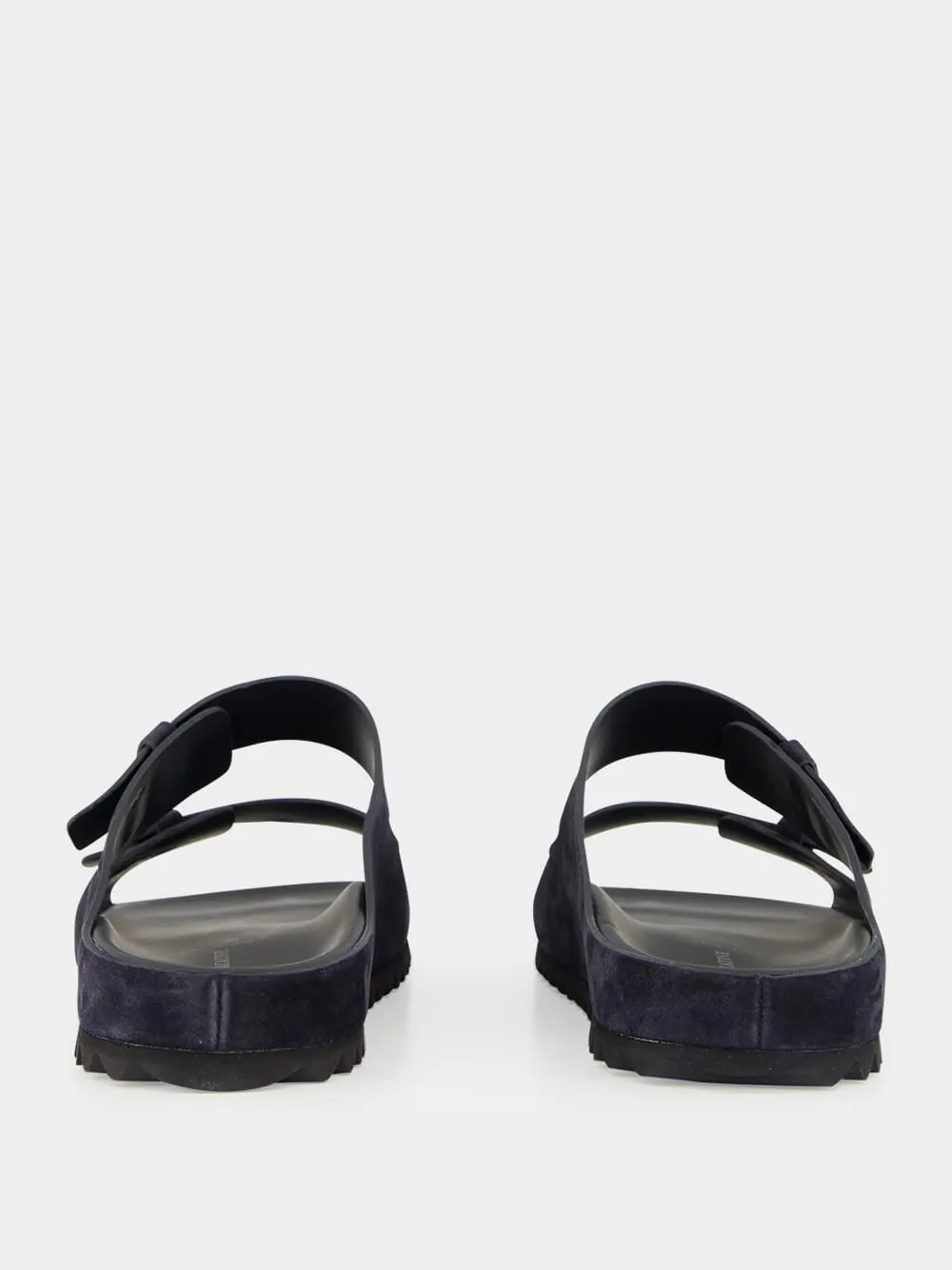 Blue Agorà 010 Suede Slide Sandals