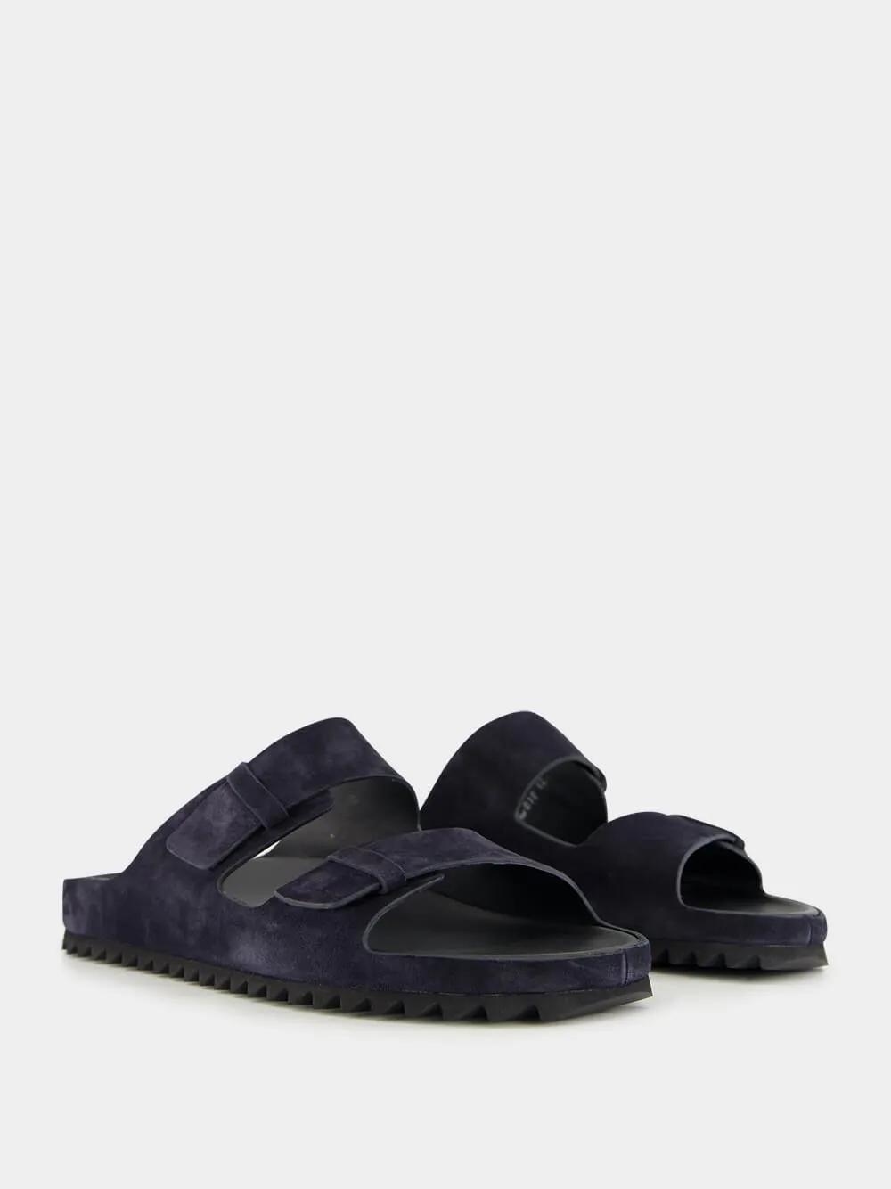 Blue Agorà 010 Suede Slide Sandals