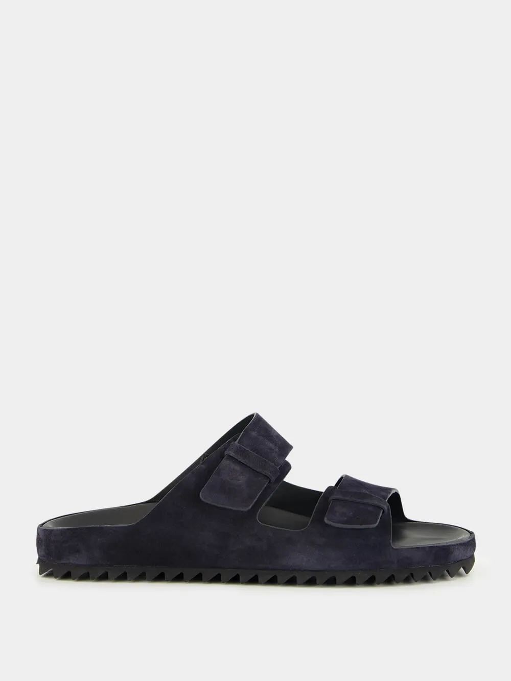 Blue Agorà 010 Suede Slide Sandals