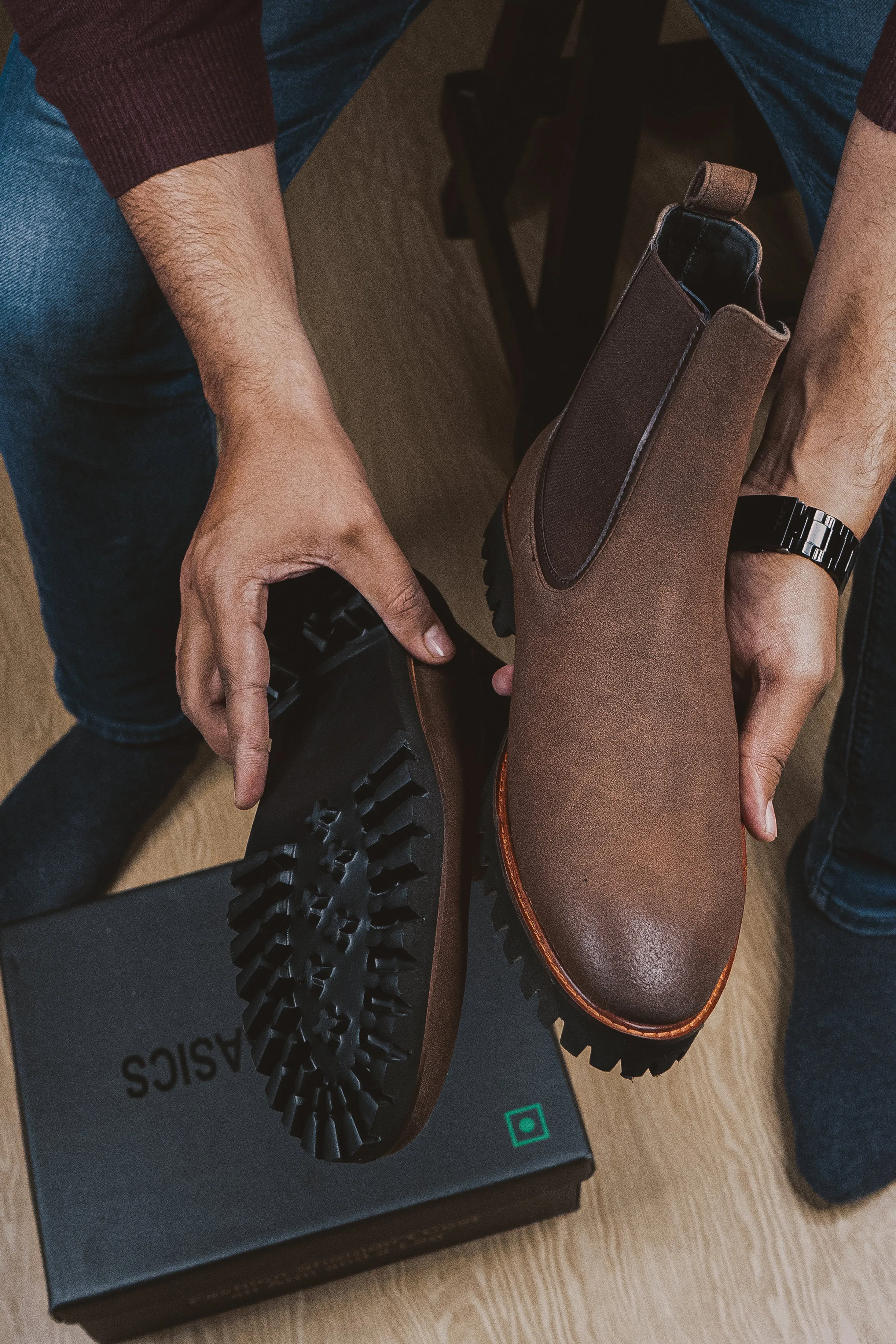 Brigadier Dark Brown Boots