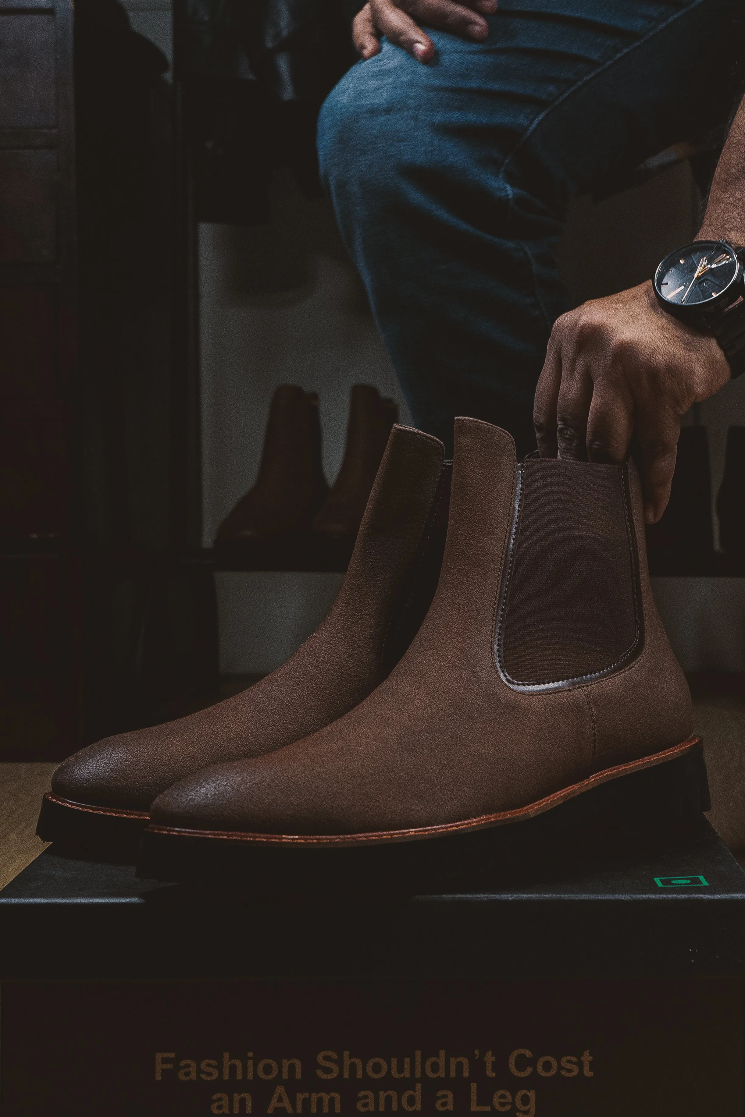 Brigadier Dark Brown Boots