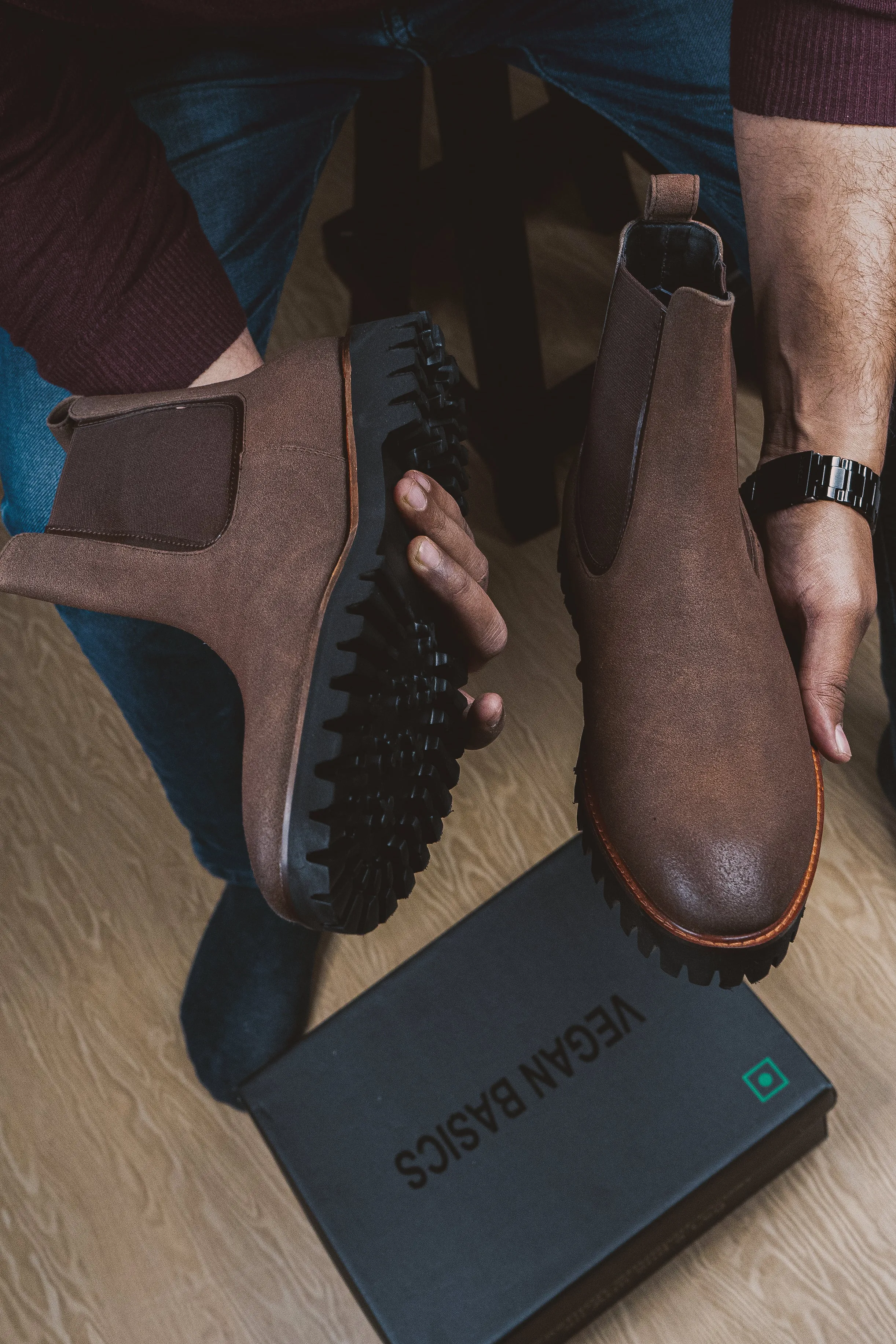 Brigadier Dark Brown Boots