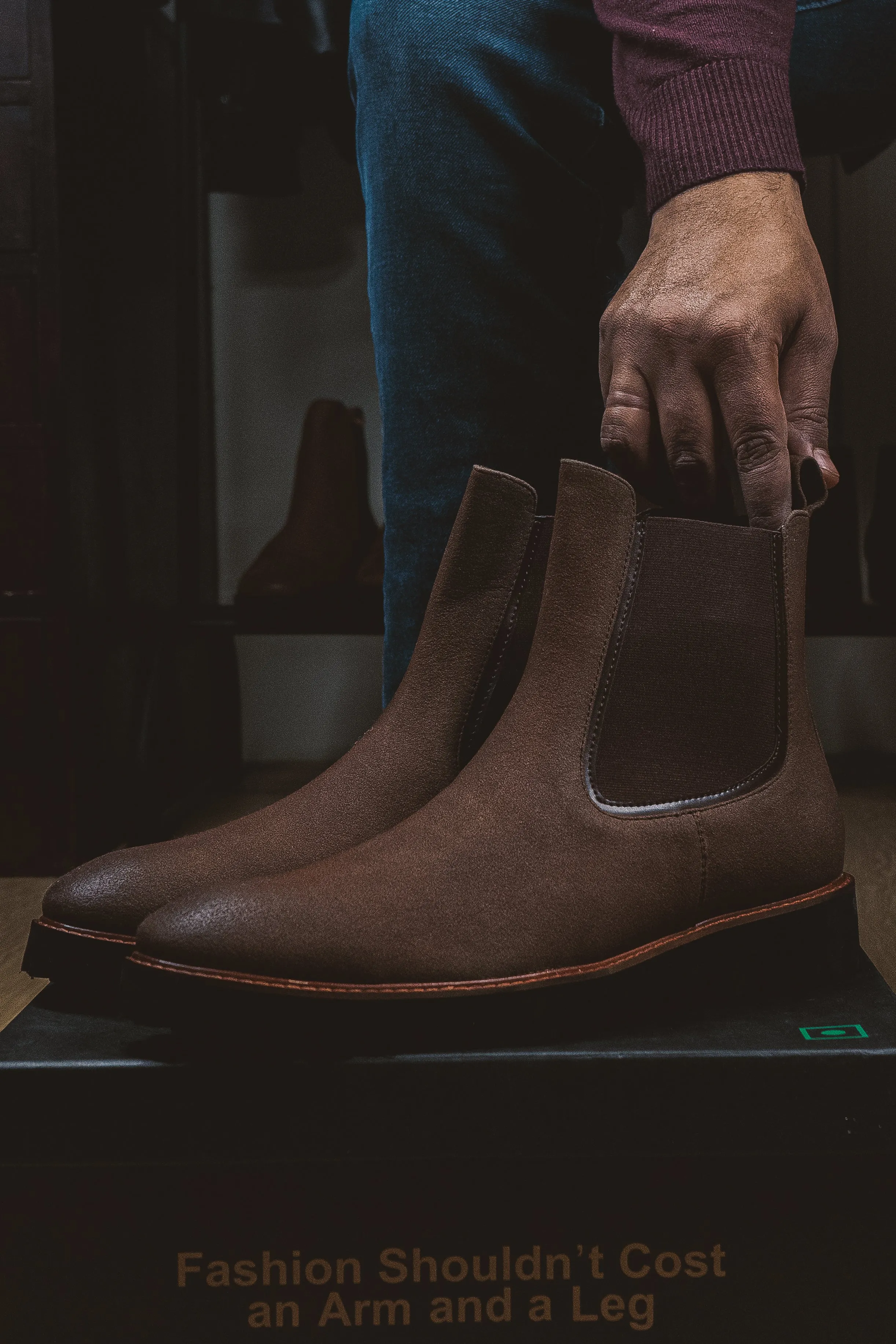 Brigadier Dark Brown Boots