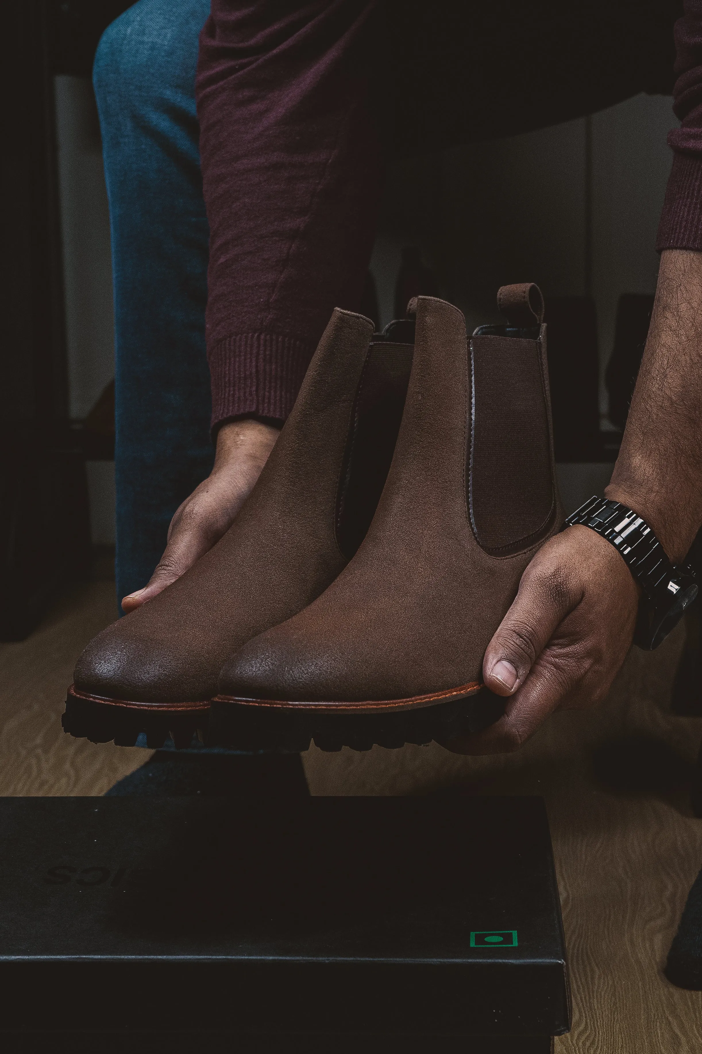 Brigadier Dark Brown Boots