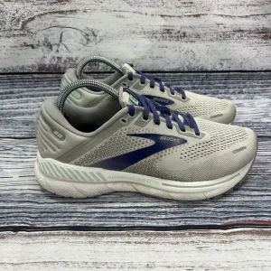 Brooks Adrenaline GTS 22 Gray Blue Athletic Running Sneakers, Men’s Size 9 2E