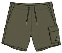 Cali Cargo Swim Short - Khaki