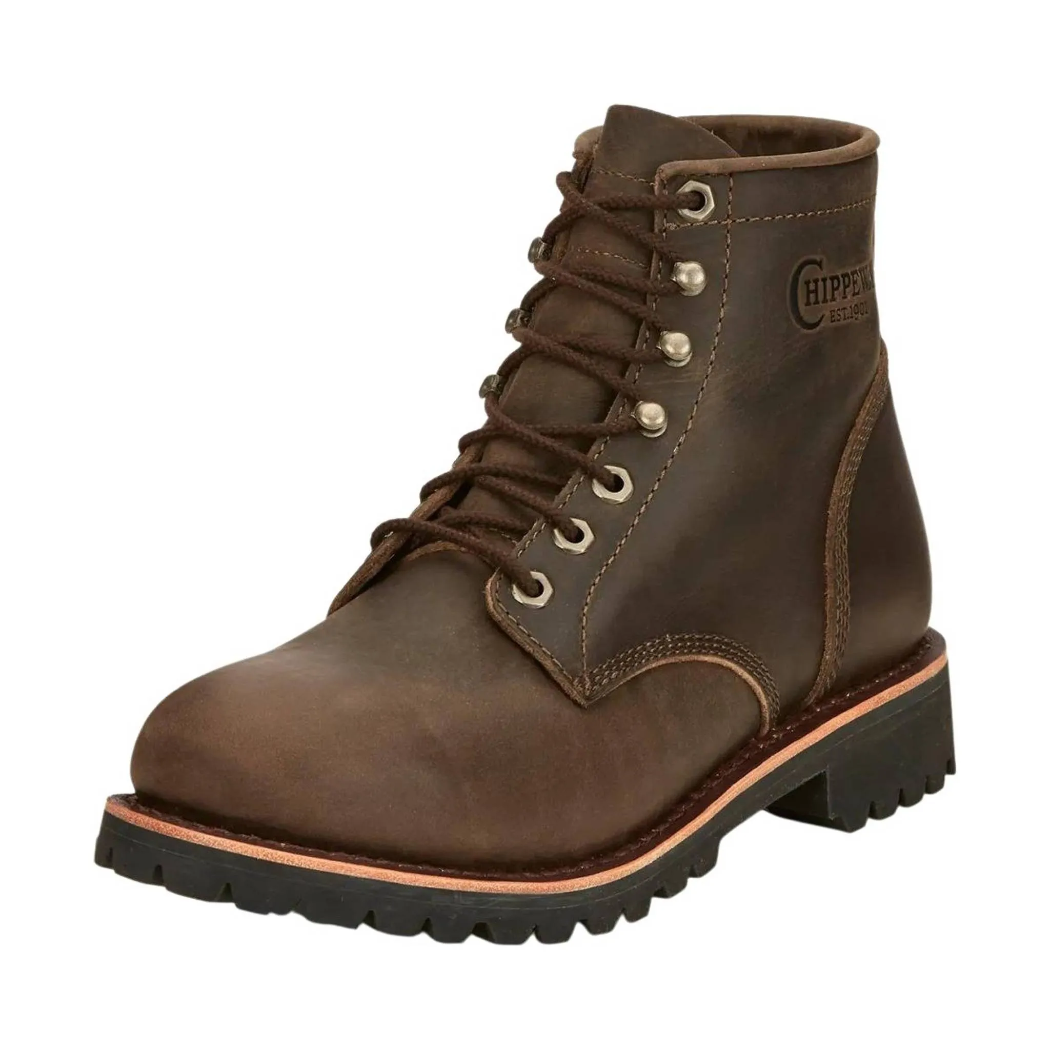 Chippewa Men's Classic 6in Non Insulated Soft Toe Work Boots - Wood Color