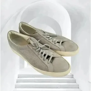 Common Projects Achilles Low Off White Suede Sneaker EU 46 Made in Italy