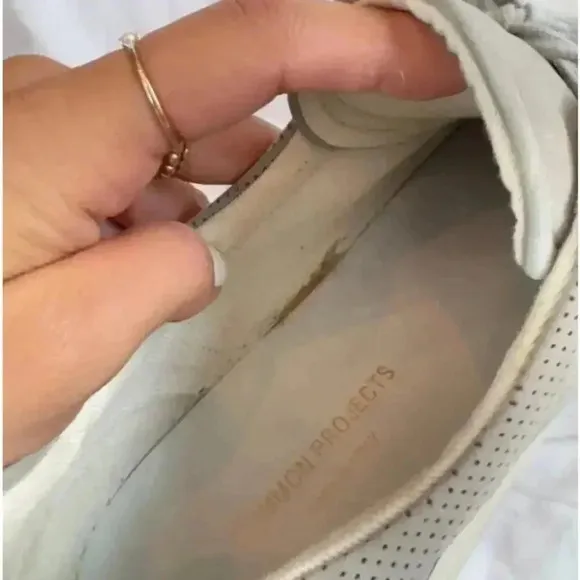 Common Projects Achilles Low Off White Suede Sneaker EU 46 Made in Italy