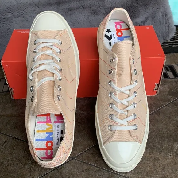 CONVERSE CHUCK 70 OX LIGHT BISQUE/PALE PINK MENS