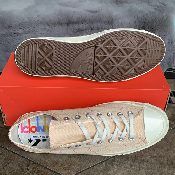 CONVERSE CHUCK 70 OX LIGHT BISQUE/PALE PINK MENS