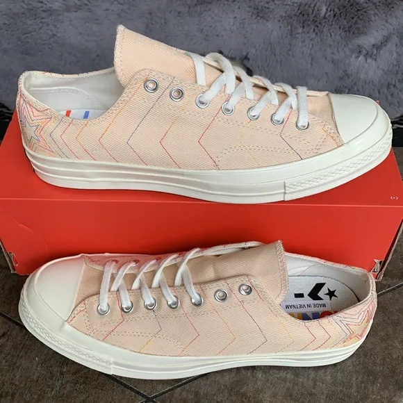 CONVERSE CHUCK 70 OX LIGHT BISQUE/PALE PINK MENS