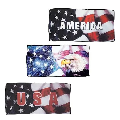 Devant Hi Def Microfiber Towel USA Flag