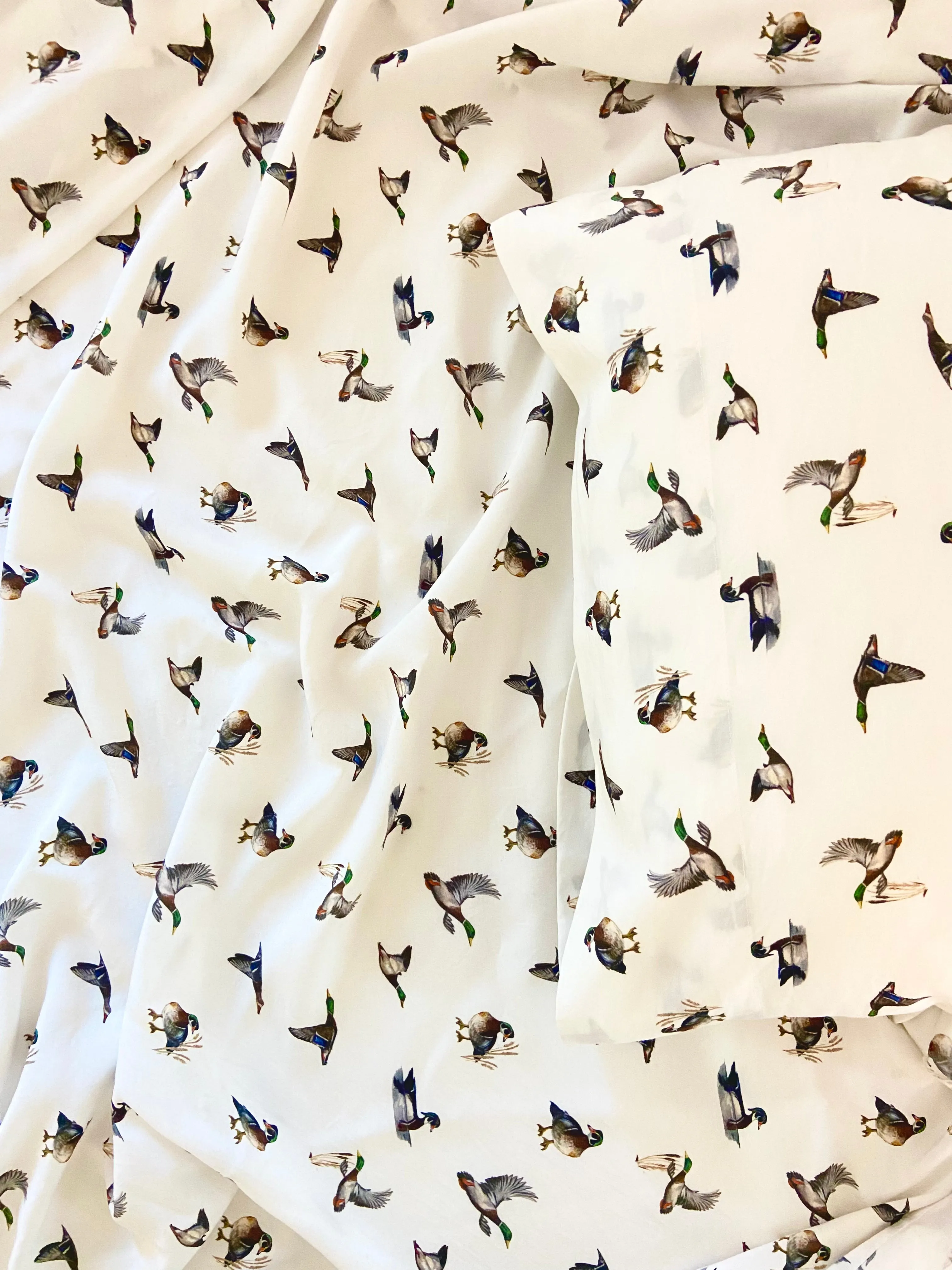 Diving Ducks Bed Sheets – Bedding