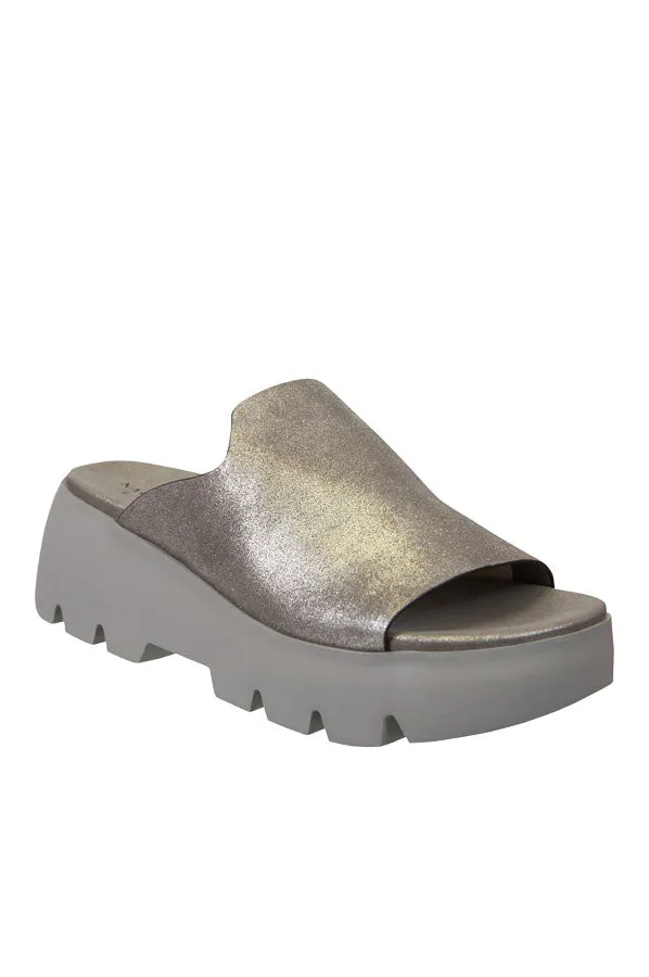 Drift Platform Sandal - Silver