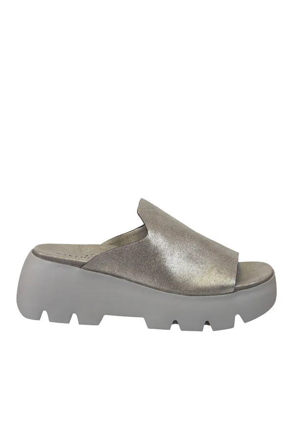 Drift Platform Sandal - Silver