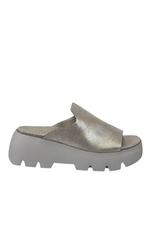 Drift Platform Sandal - Silver