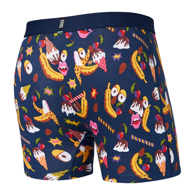 Droptemp™ Cooling Boxer Brief - Banana Split Navy