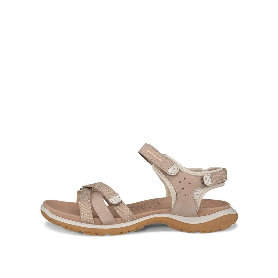 Ecco Women's Yucatan Offroad Roam Lea Tex Sandal - Nude/Limestone