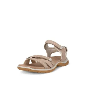 Ecco Women's Yucatan Offroad Roam Lea Tex Sandal - Nude/Limestone