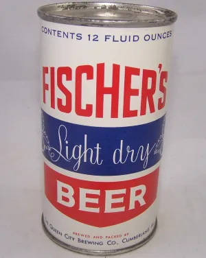 Fischer's Light Dry Beer, USBC 63-27, Grade A1 