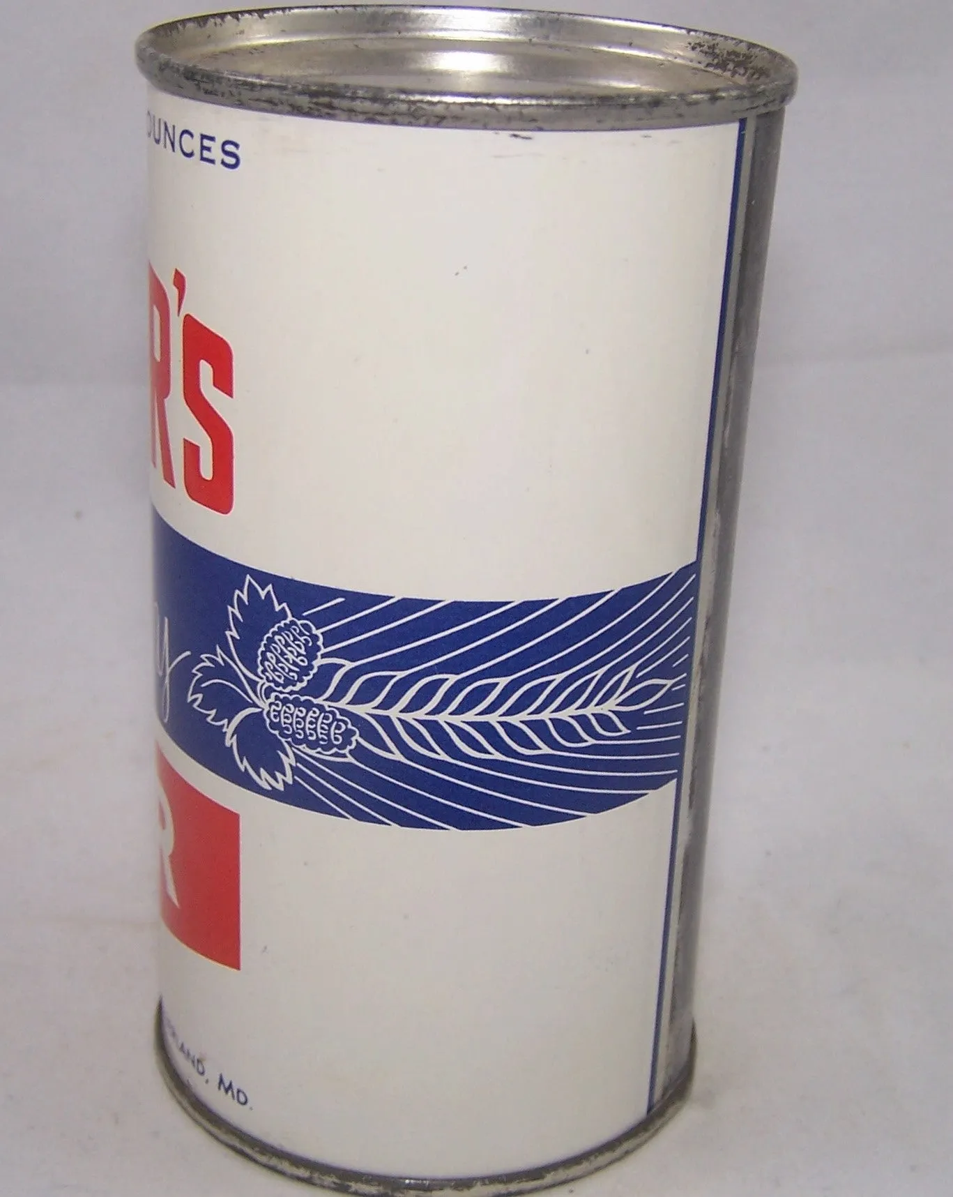 Fischer's Light Dry Beer, USBC 63-27, Grade A1 