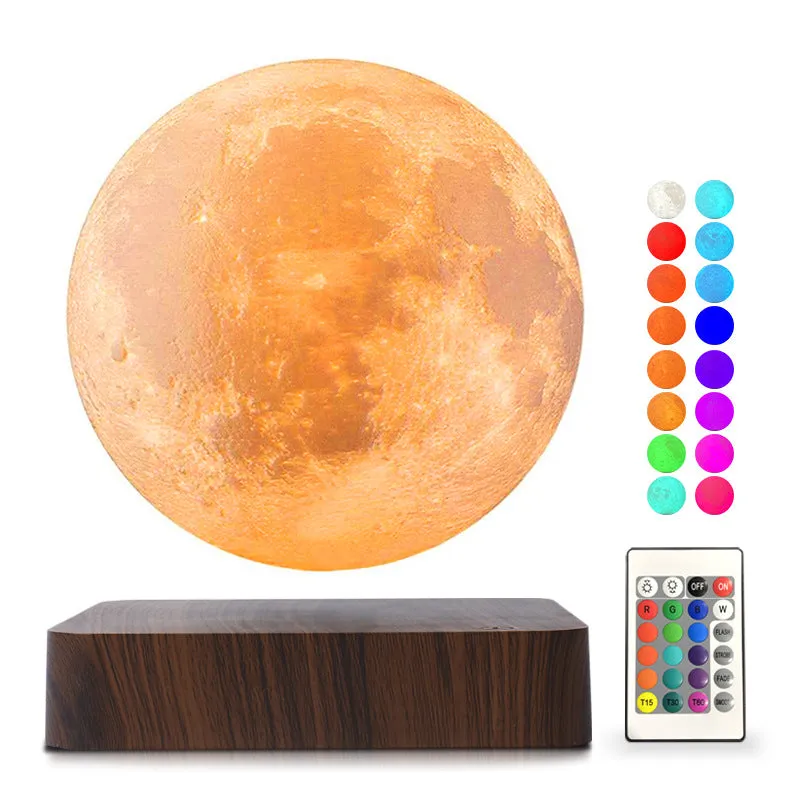 Floating Moonlights 16 Colors Adjustable Brightness Levitating