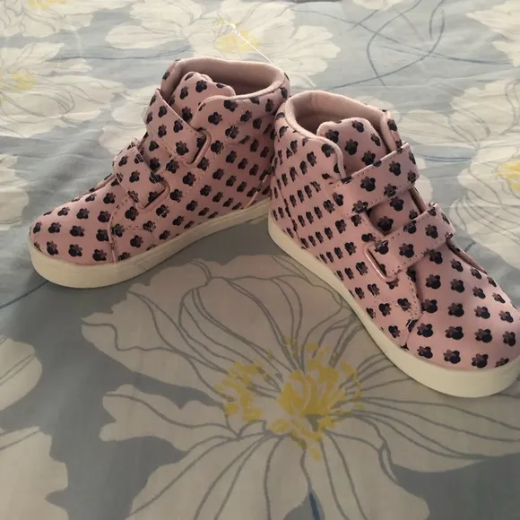 GAP DISNEY MINNIE MOUSE HIGH TOP SNEAKERS Size 10